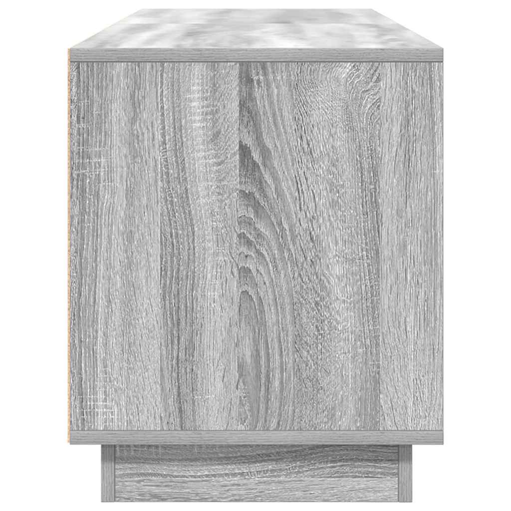 Modern Wooden 63 Inches TV Tele Stand Unit Cabinet With LED Lights & Storage