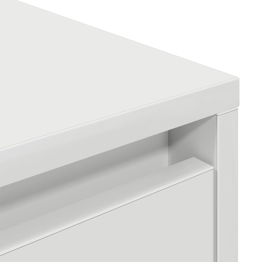 Modern Wooden Large 76 Inch TV Tele Stand Unit Cabinet With LED Lights & Storage