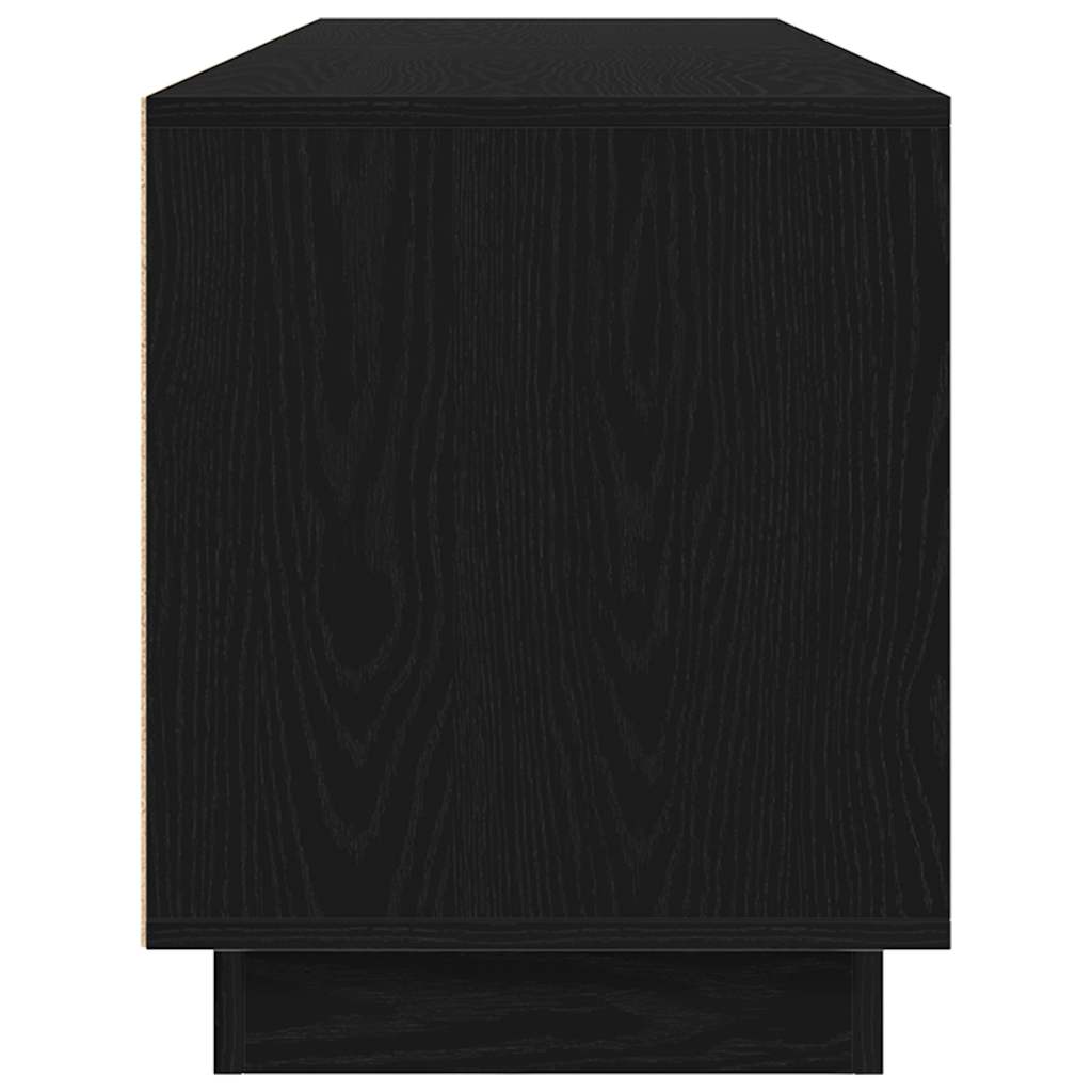 Modern Wooden Large 76 Inch TV Tele Stand Unit Cabinet With LED Lights & Storage
