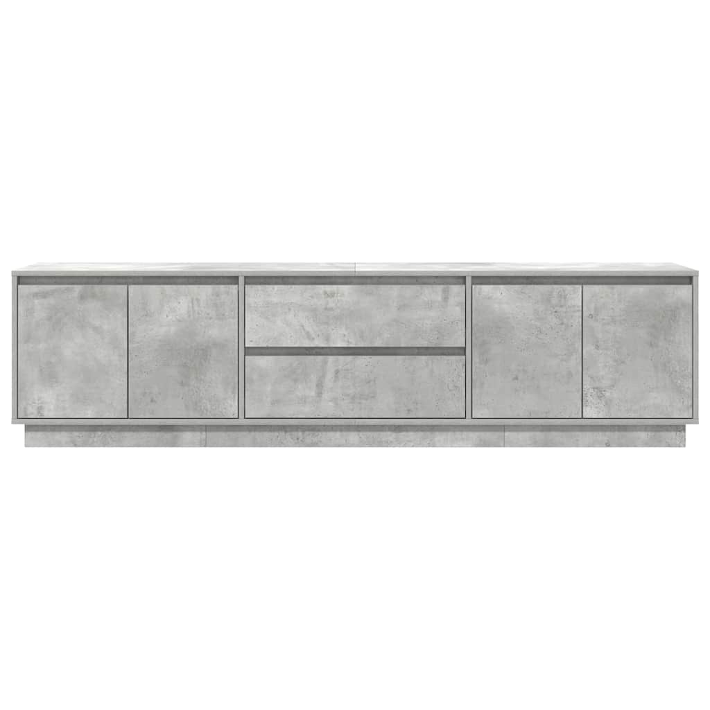 Modern Wooden Large 76 Inch TV Tele Stand Unit Cabinet With LED Lights & Storage