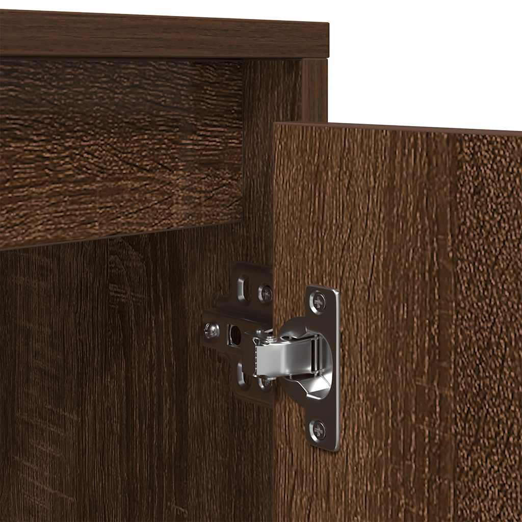 Modern Wooden Large 76 Inch TV Tele Stand Unit Cabinet With LED Lights & Storage