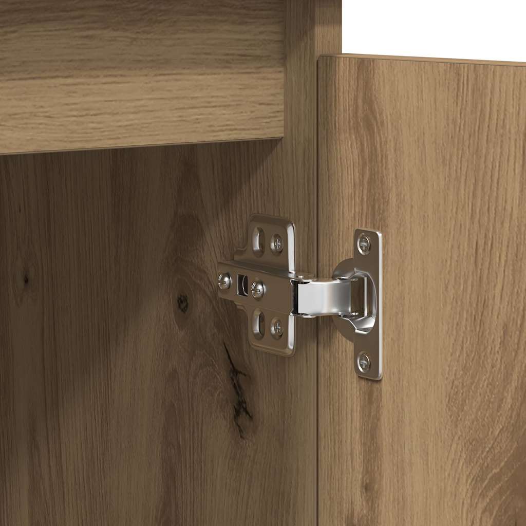 Sideboard with Drawers Artisan Oak 100.5x35x98.5 cm Engineered Wood