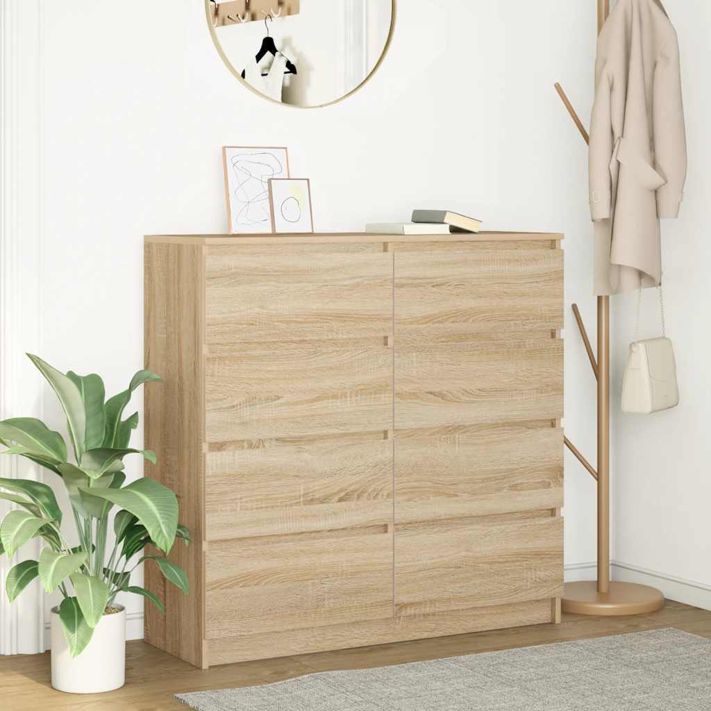 Sideboard Sonoma Oak 100x35x99 cm Engineered Wood