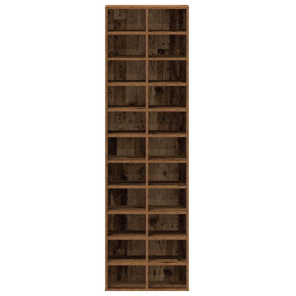 Modern Wooden Large Open Shoe Storage Cabinet Unit With 22 Compartments