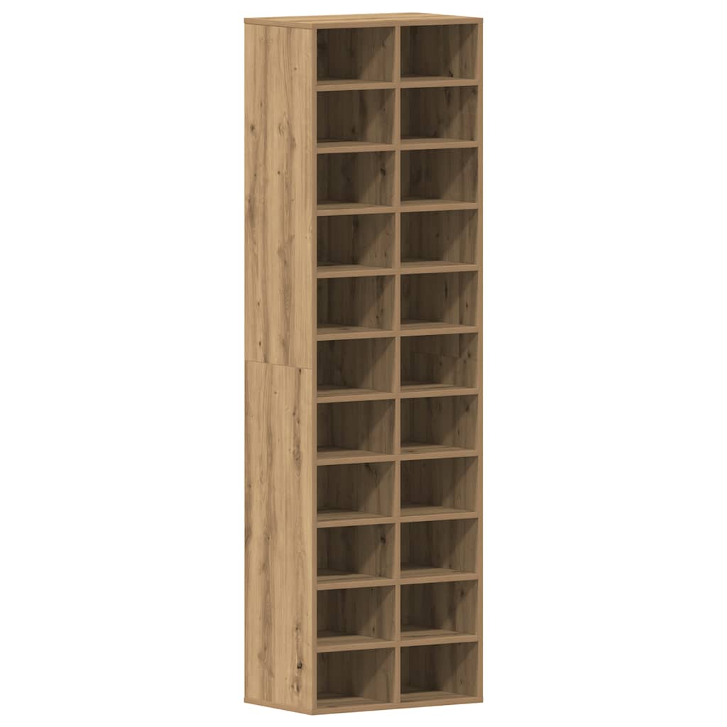 Modern Wooden Large Open Shoe Storage Cabinet Unit With 22 Compartments