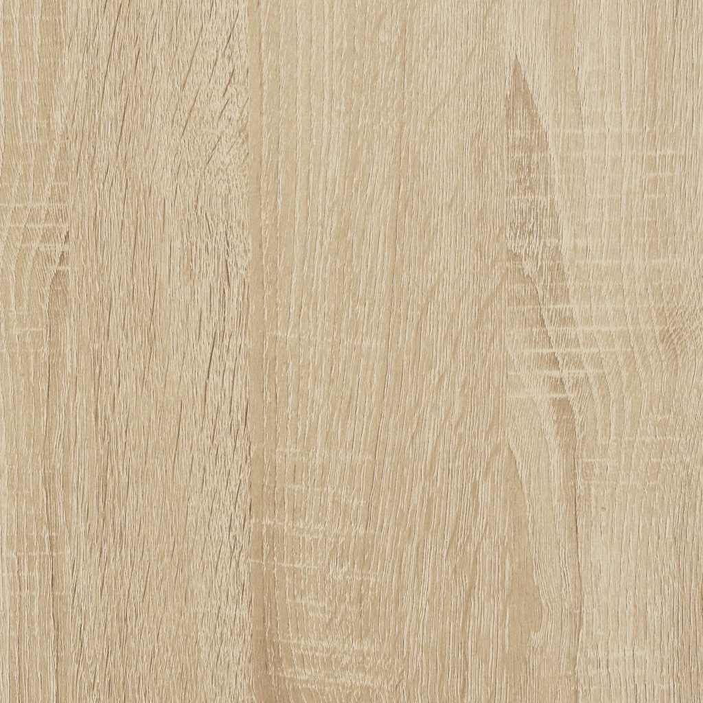 Bed Frame No Mattress Sonoma Oak 75x190 cm Small Single Engineered Wood
