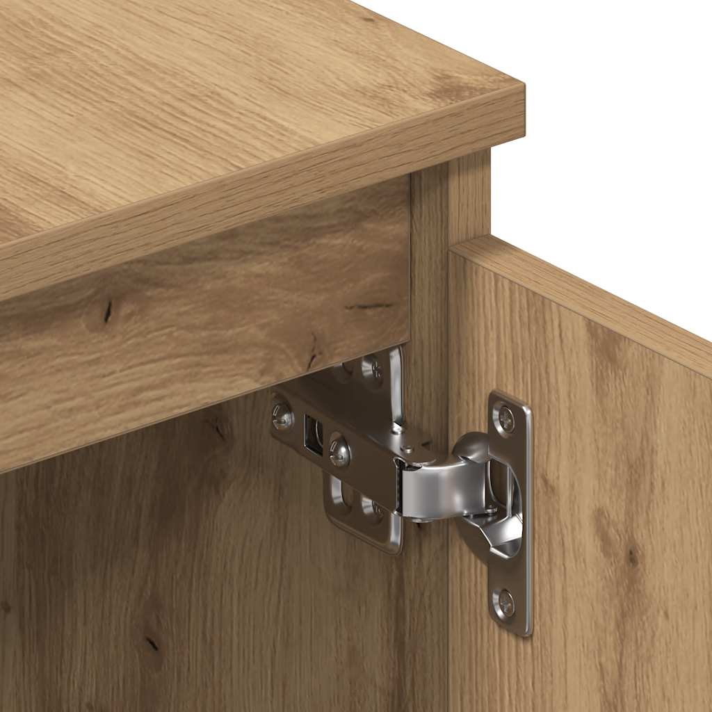 Modern Wooden 55 Inch TV Tele Stand Unit Cabinet With 2 Doors & Open Storage