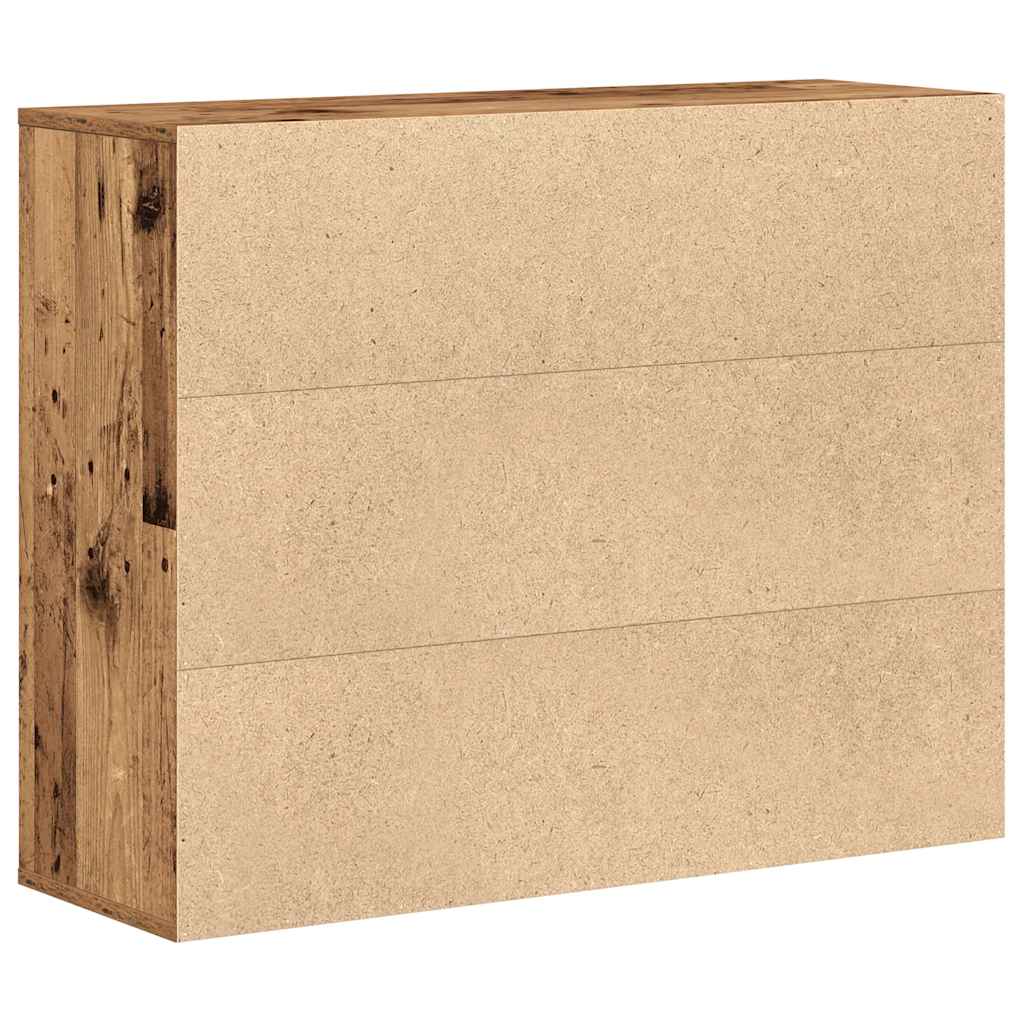 Modern Wooden Sideboard Storage Cabinet Unit With 3 Doors & Drawer Wood