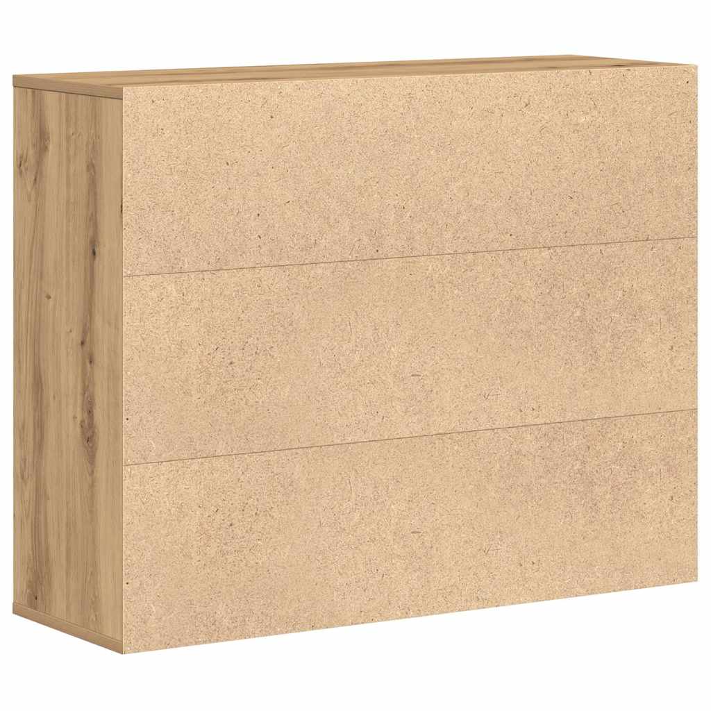 Modern Wooden Sideboard Storage Cabinet Unit With 3 Doors & Drawer Wood