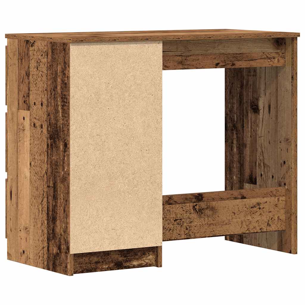 Modern Wooden Home Office Computer Desk Table With 3 Storage Drawers
