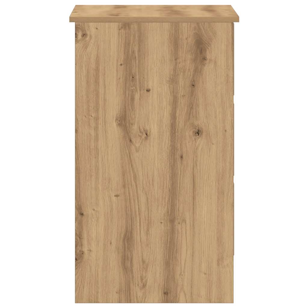 Modern Wooden Home Office Computer Desk Table With 3 Storage Drawers