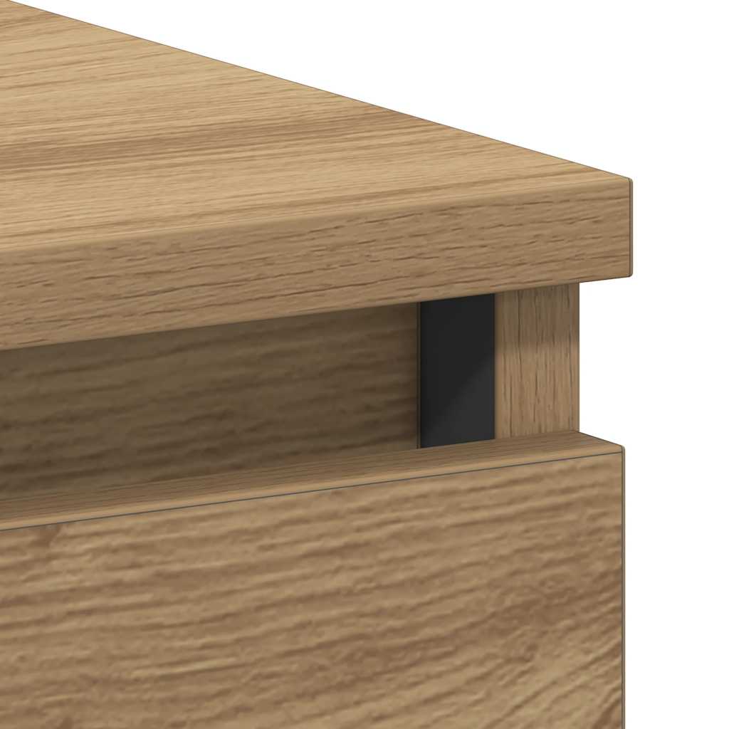 Modern Wooden Home Office Computer Desk Table With 3 Storage Drawers