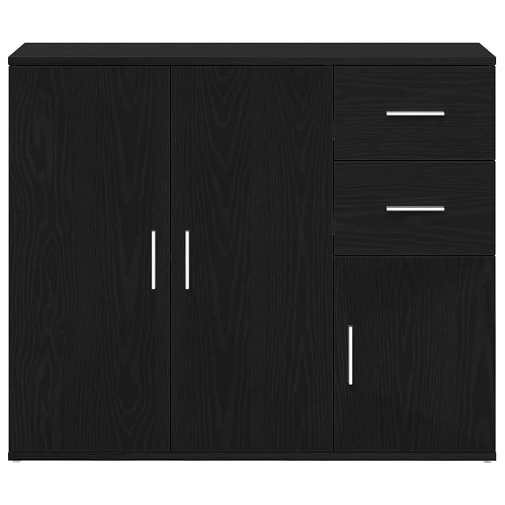 Modern Wooden Sideboard Storage Cabinet Unit With 3 Doors & 2 Drawers wood