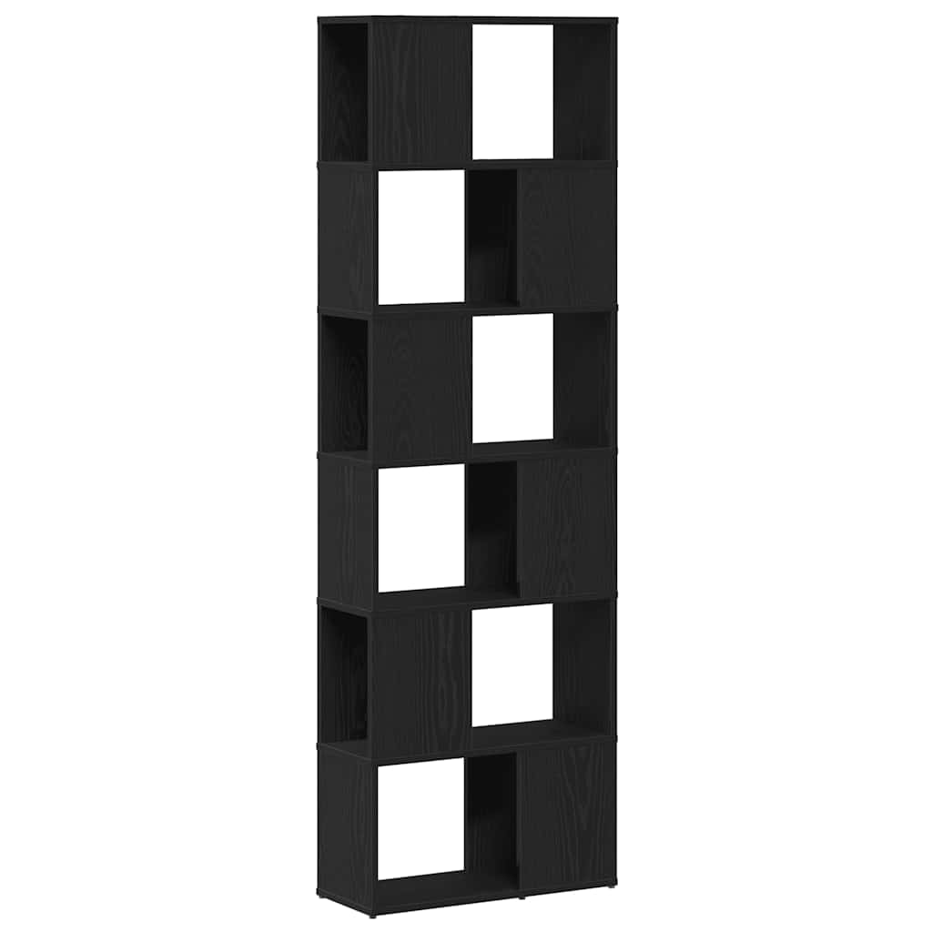 Modern Wooden Tall Open Bookcase Book Storage Cabinet Room Divider Wood