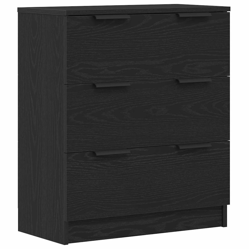 Sideboard with Drawer Black 60 x 30 x 70 cm Engineered wood