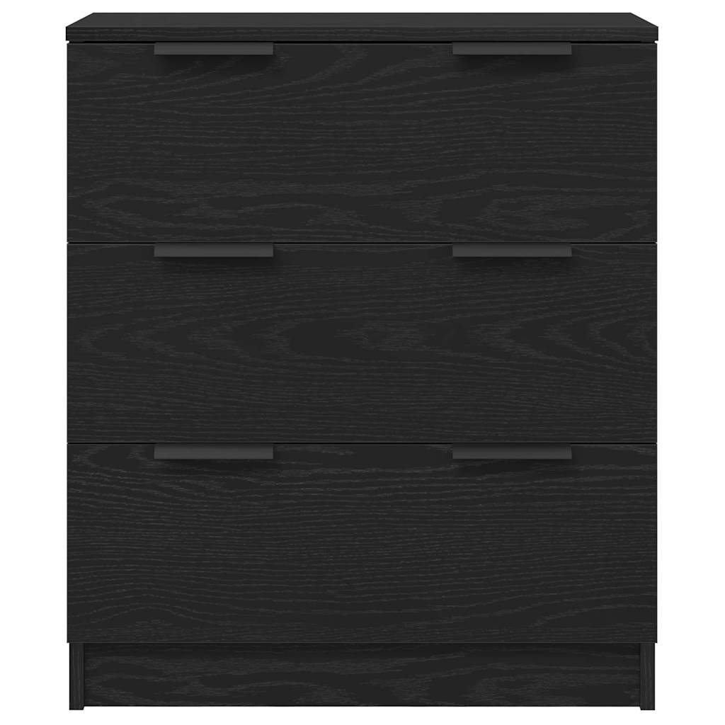Sideboard with Drawer Black 60 x 30 x 70 cm Engineered wood
