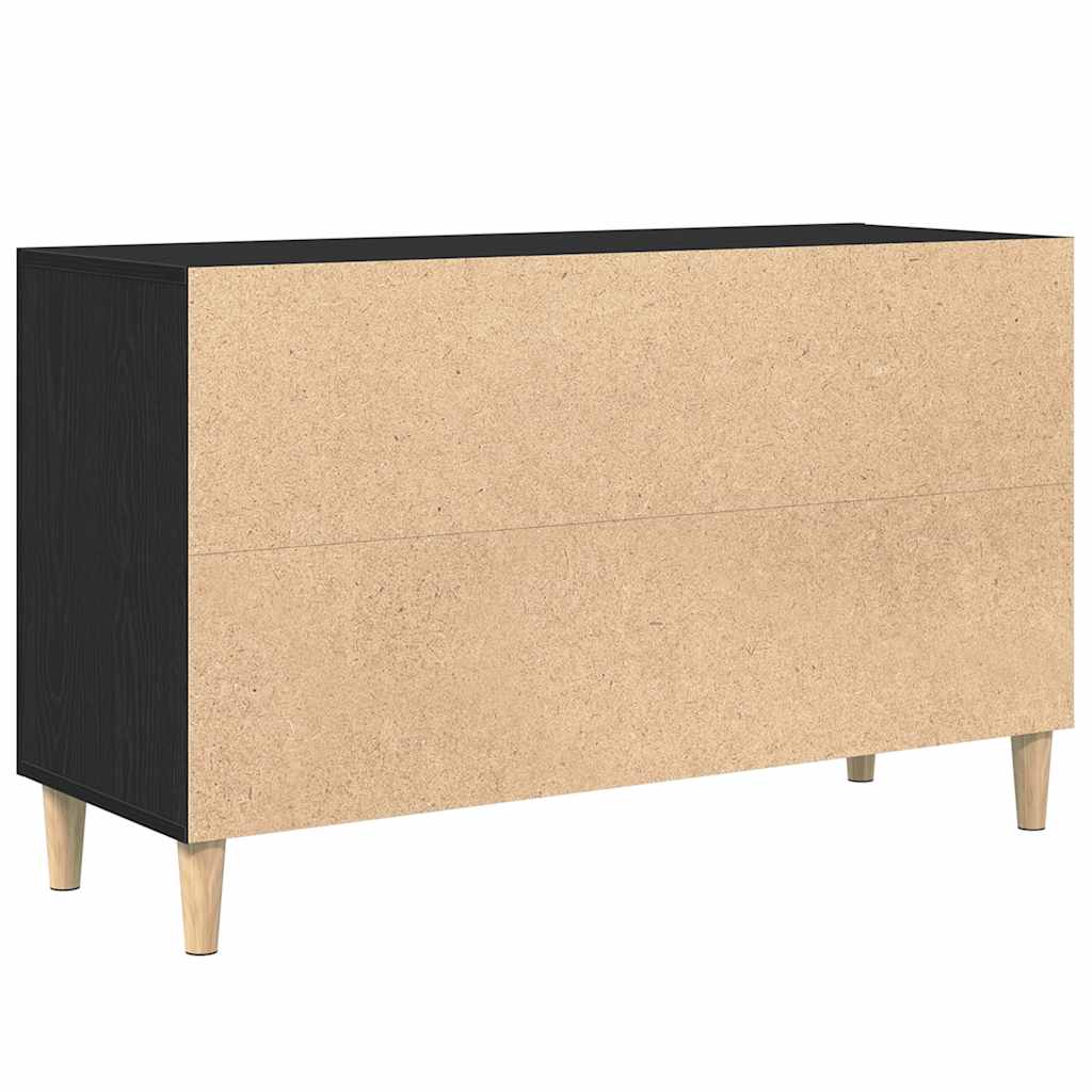 Modern Wooden Sideboard Storage Cabinet Unit With 2 Doors & 2 Drawers Wood