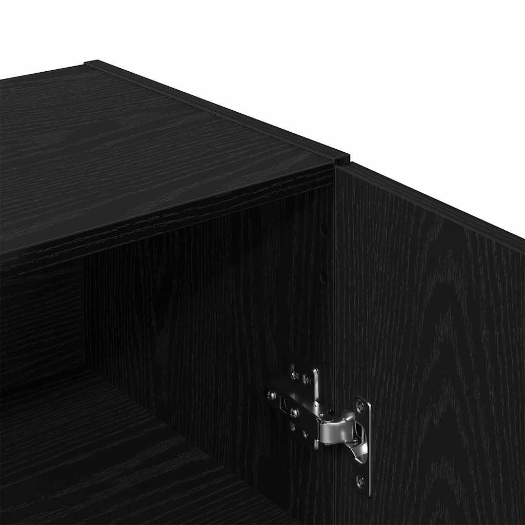Modern Wooden Sideboard Storage Cabinet Unit With 2 Doors & 2 Drawers Wood