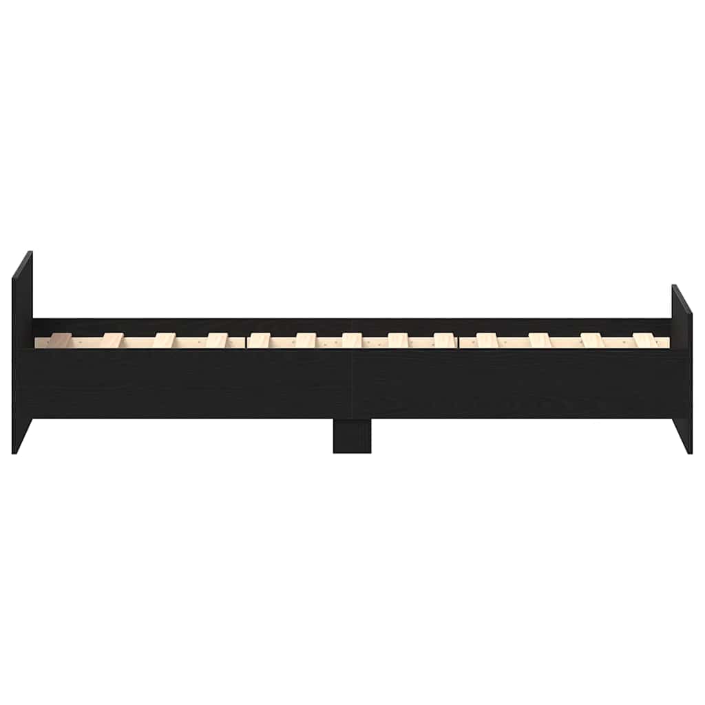 Modern Wooden Single Size 90cm Bed Frame Base With Headboard & Footboard