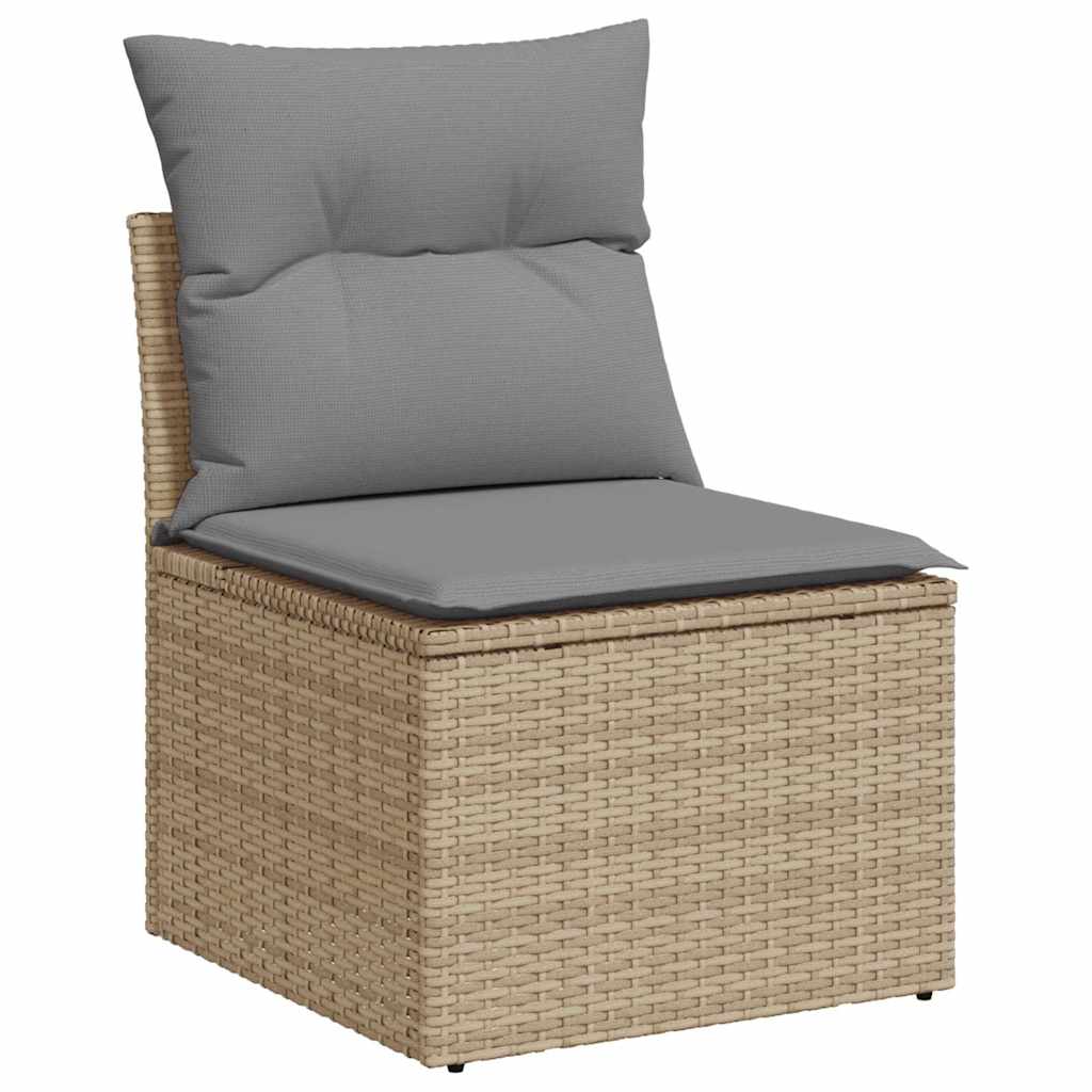Outdoor Patio Poly Rattan 2 Seater Garden Sofa Chair Seat With Cushions & Storage