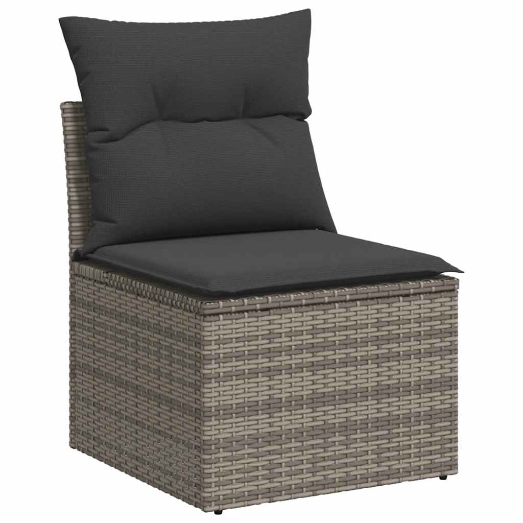 Outdoor Patio Poly Rattan 2 Seater Garden Sofa Chair Seat With Cushions & Storage