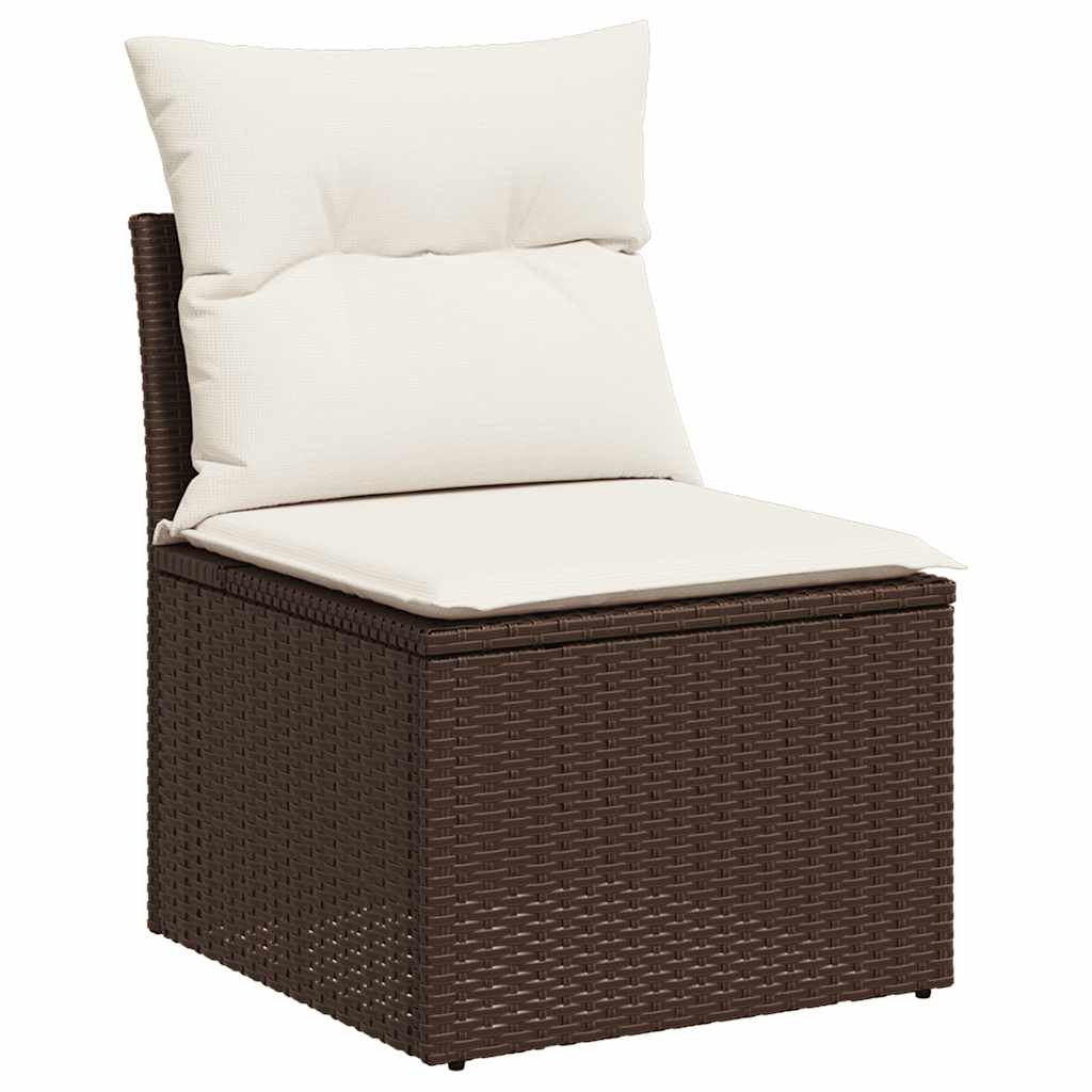 Outdoor Patio Poly Rattan 2 Seater Garden Sofa Chair Seat With Cushions & Storage