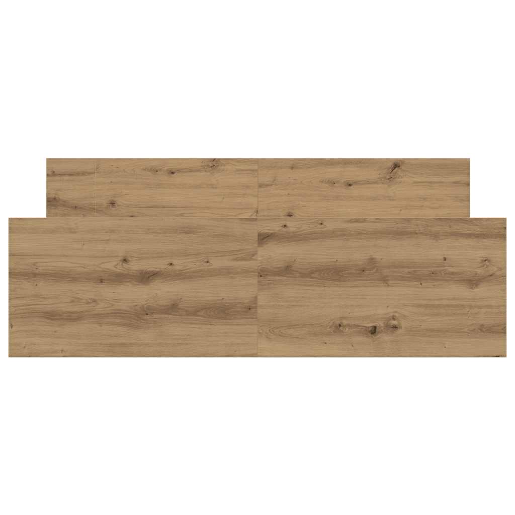 Bed Frame without Mattress Artisan Oak 120x200cm Engineered Wood