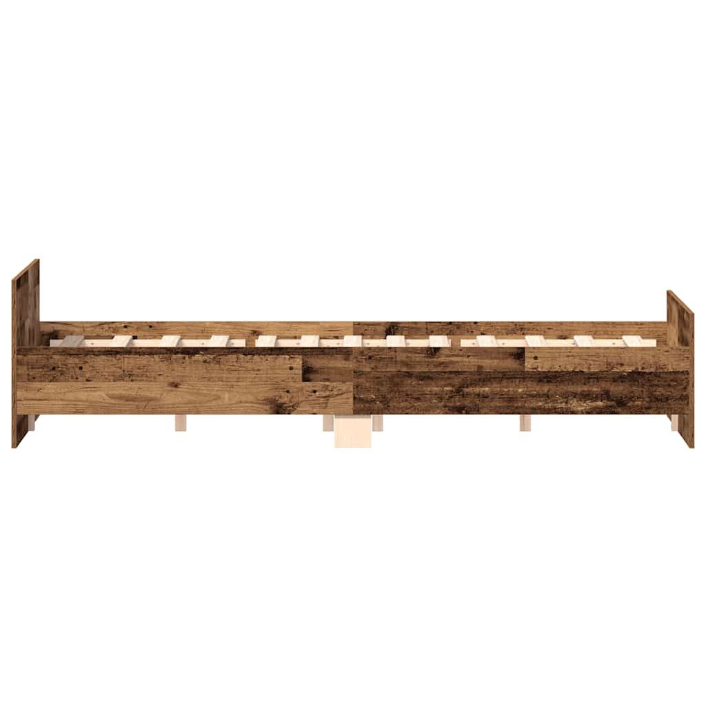 Modern Wooden King Size 150cm Bed Frame Base With Headboard & Footboard