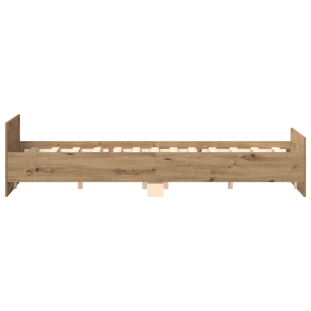 Modern Wooden Queen Size 160cm Bed Frame Base With Headboard & Footboard