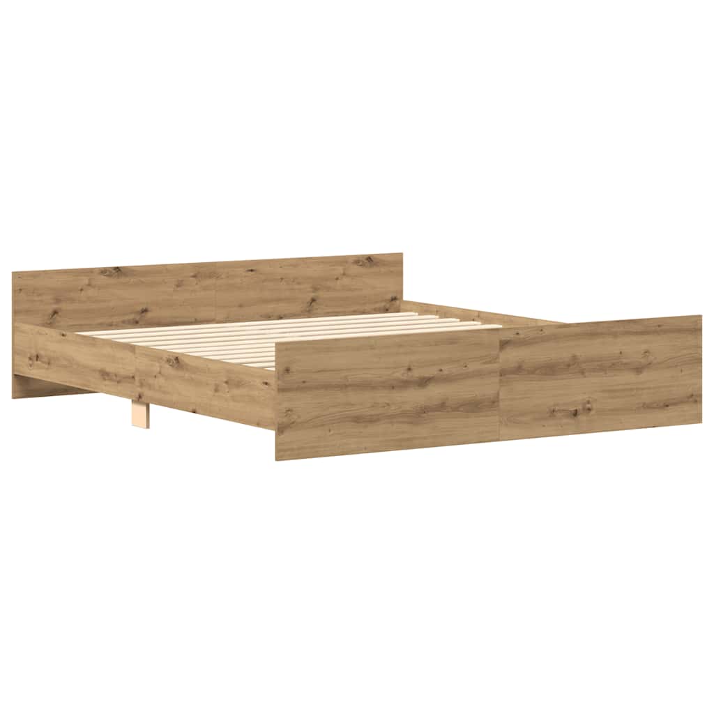Modern Wooden Super King Size 180cm Bed Frame Base With Headboard & Footboard