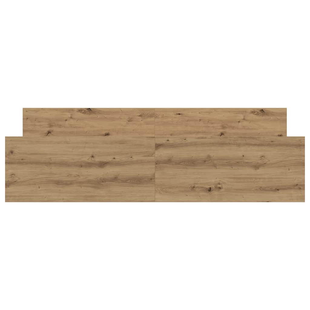 Bed Frame without Mattress Artisan Oak 180x200cm Engineered Wood