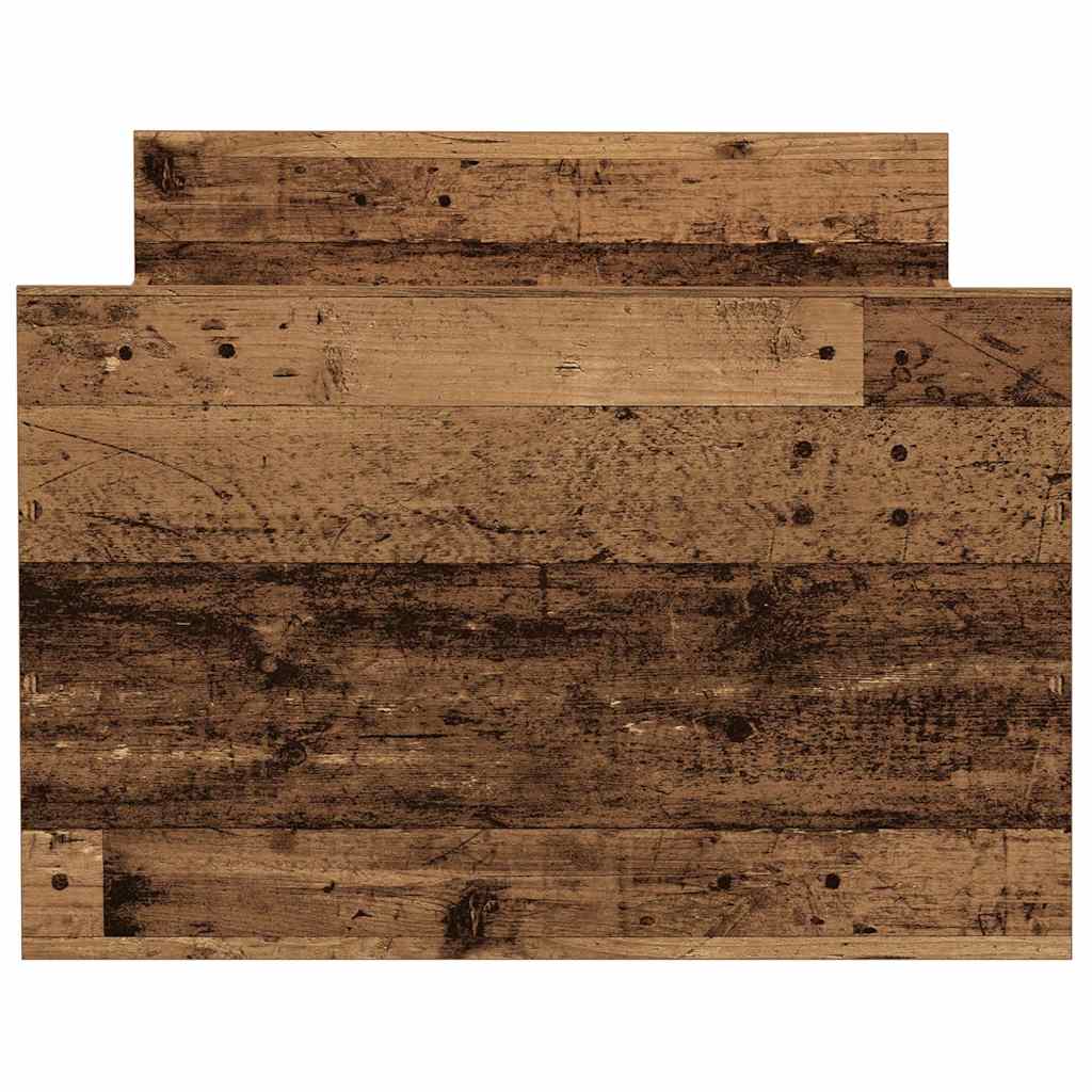 Bed Frame without Mattress Old Wood 100x200cm Engineered Wood