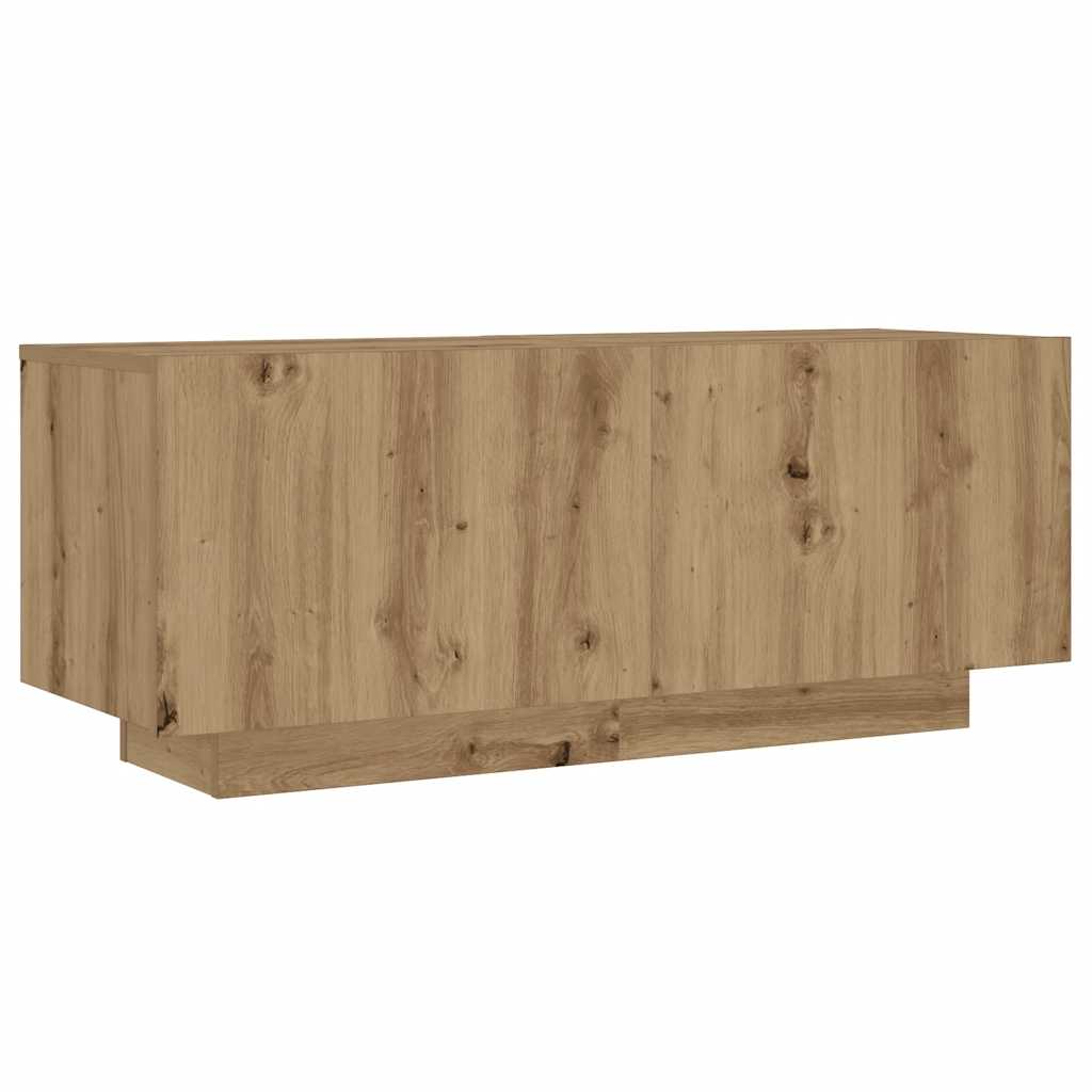 Modern Wooden 2pcs 70 Inch TV Tele Stand Unit Cabinet With LED Lights & Storage