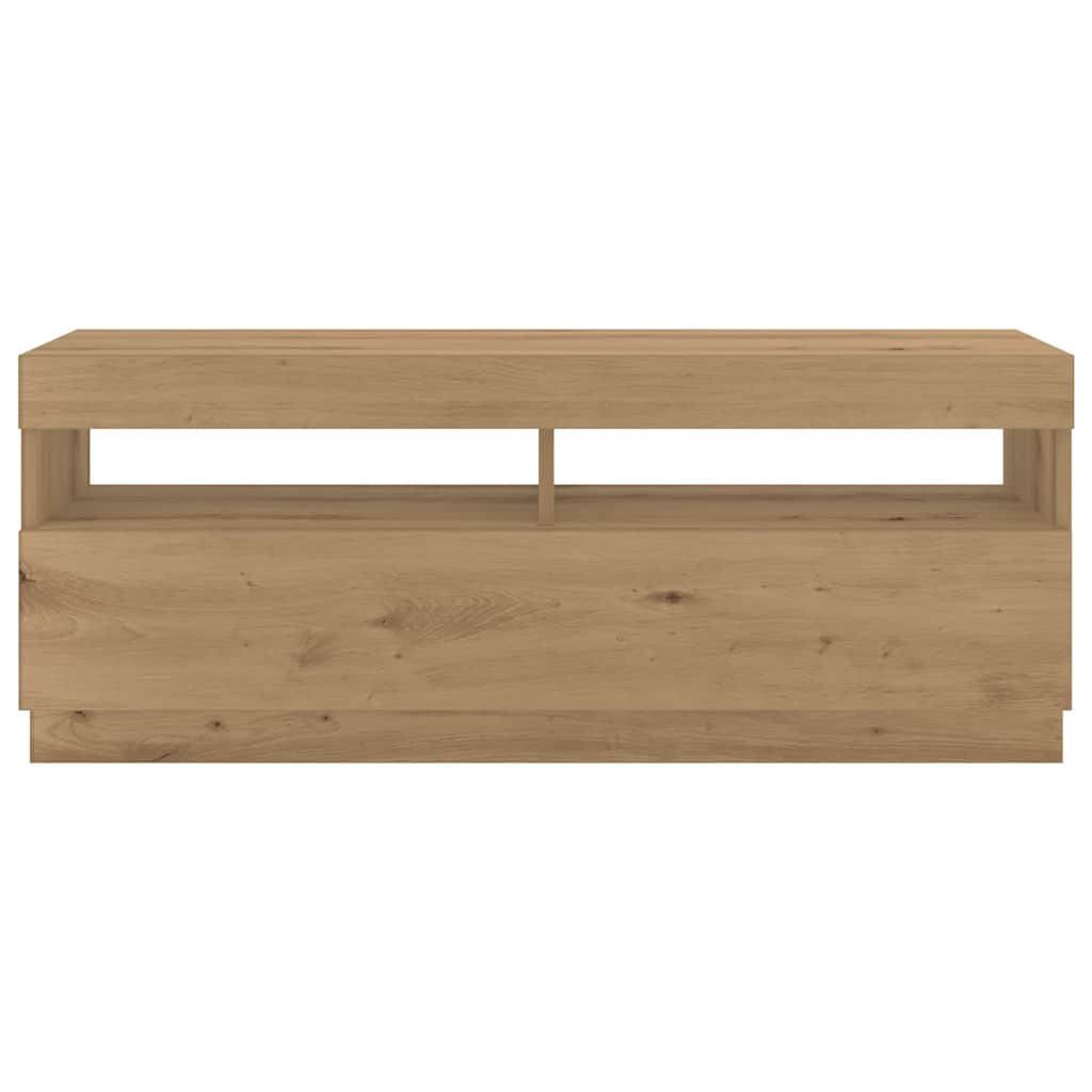 Modern Wooden Large 3 Piece 118 Inch TV Tele Stand Unit Cabinet With LED Lights