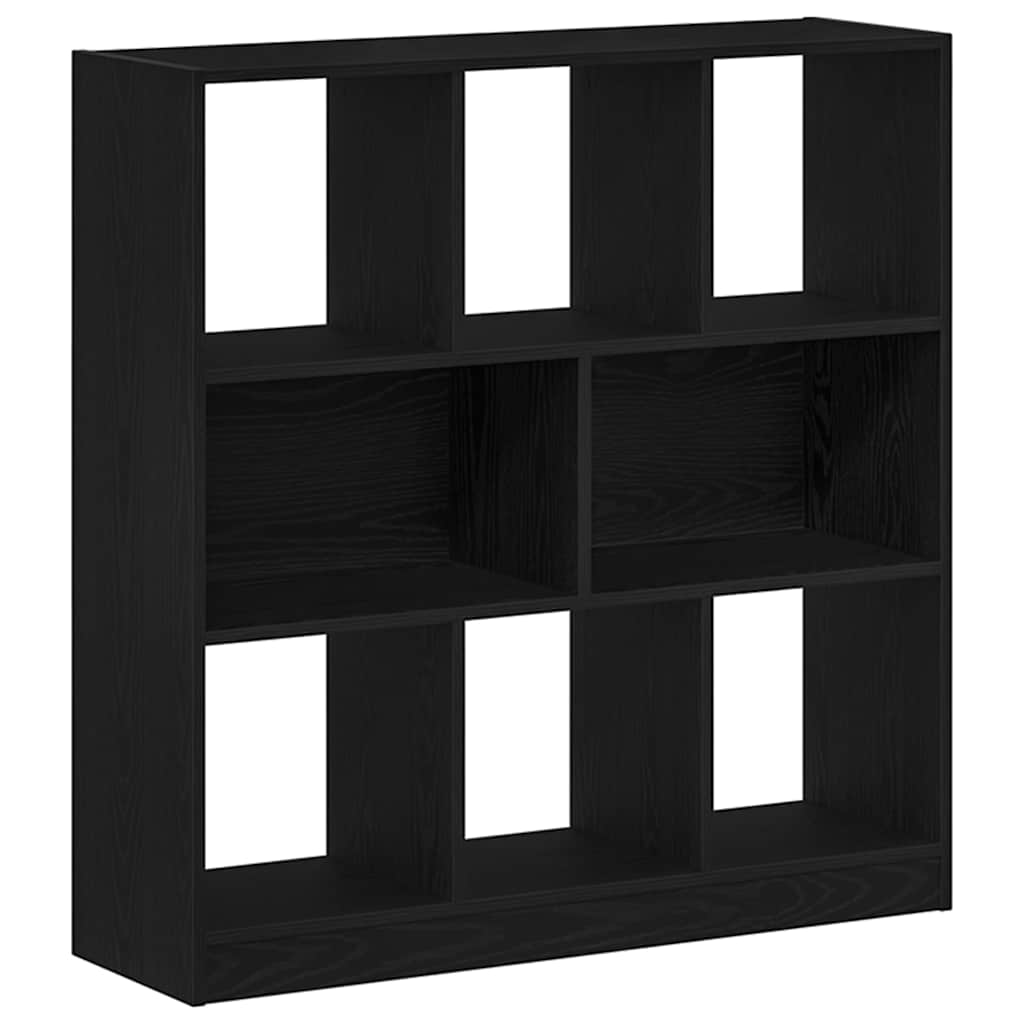 Modern Wooden Open Bookcase Book Storage Cabinet Unit With 8 Compartments Wood