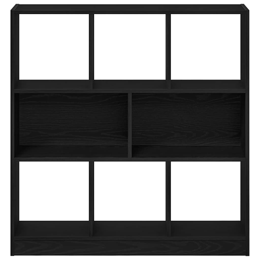 Modern Wooden Open Bookcase Book Storage Cabinet Unit With 8 Compartments Wood