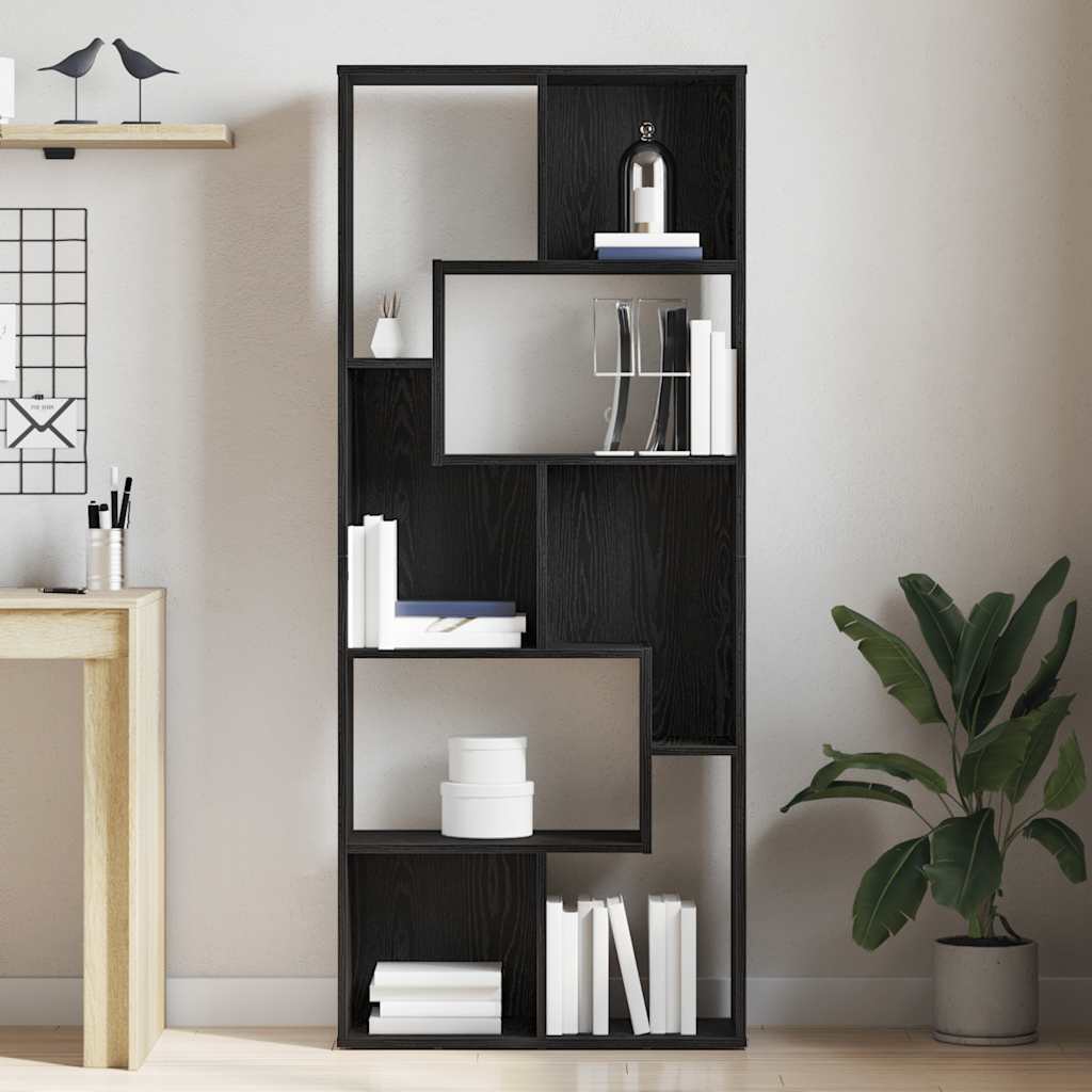 Modern Wooden Tall Open Bookcase Book Storage Cabinet Shelving Storage Display