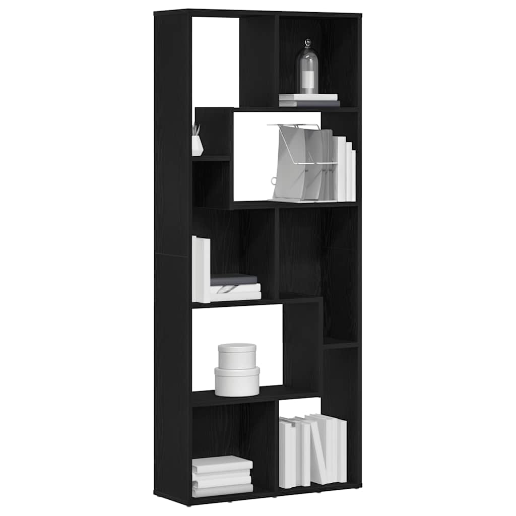 Modern Wooden Tall Open Bookcase Book Storage Cabinet Shelving Storage Display
