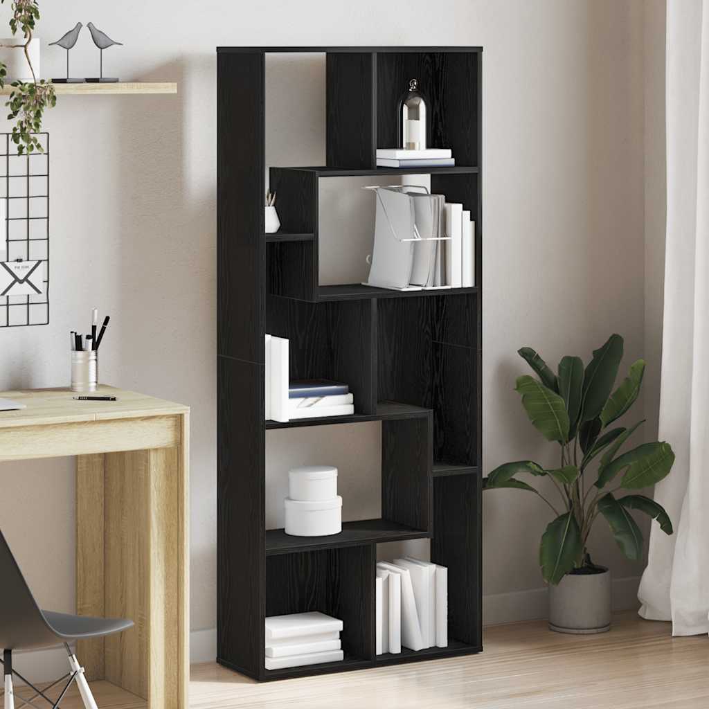 Modern Wooden Tall Open Bookcase Book Storage Cabinet Shelving Storage Display