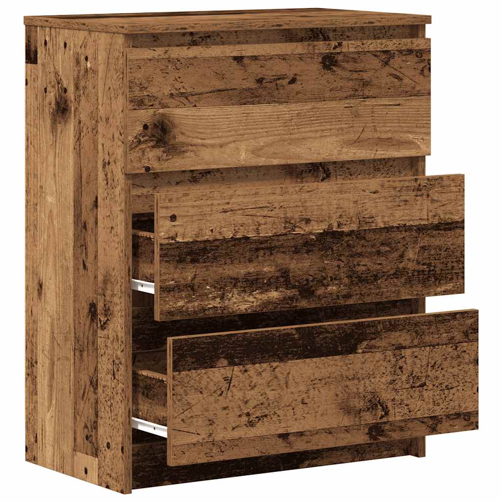 Sideboard Old Wood 60x35x76 cm Engineered Wood