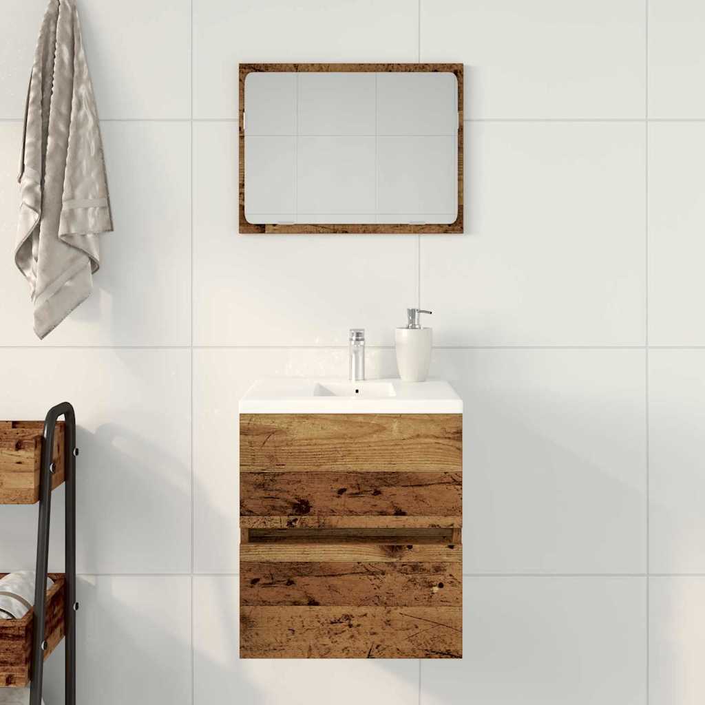 Sink Cabinet Old Wood 41x38.5x45 cm Engineered Wood