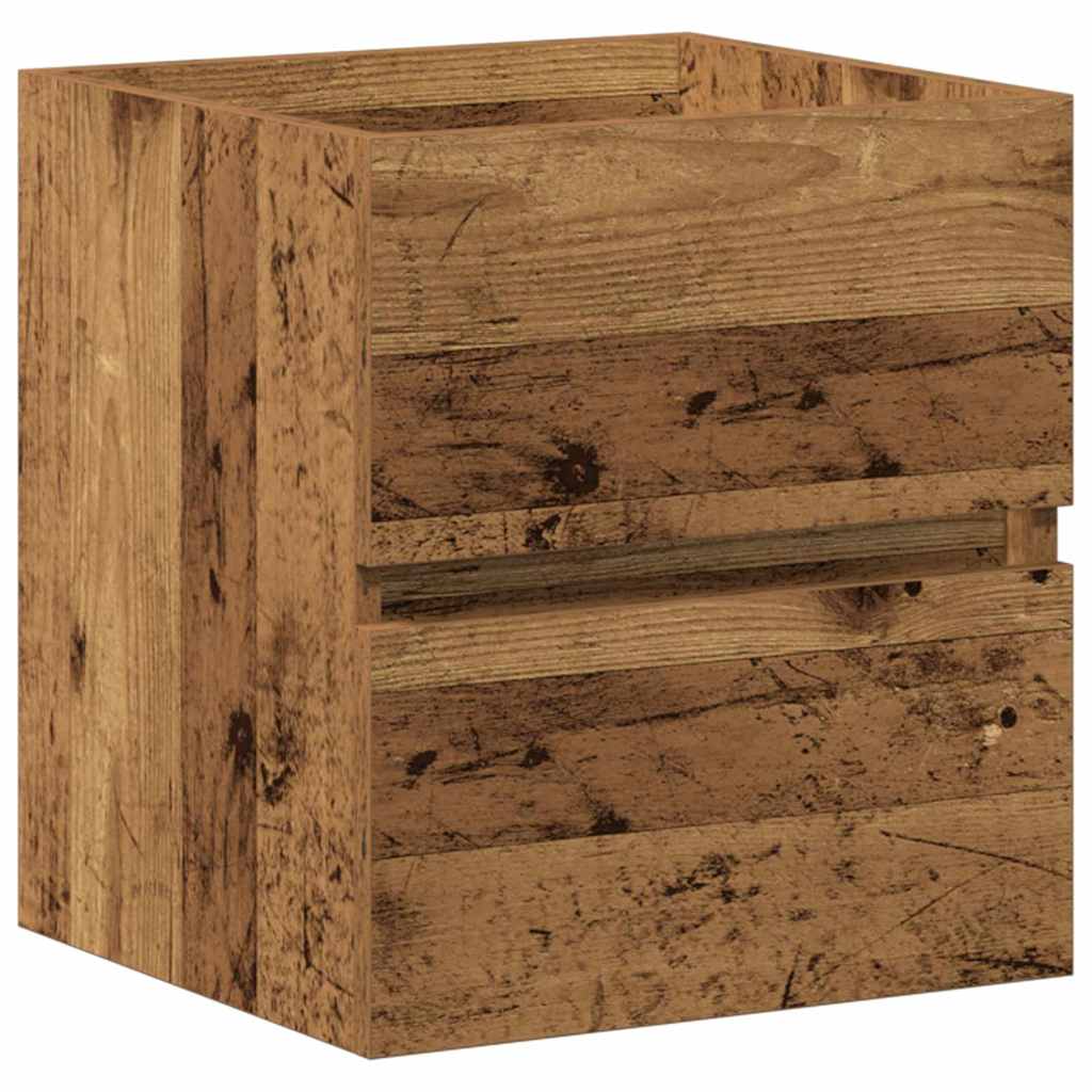 Sink Cabinet Old Wood 41x38.5x45 cm Engineered Wood