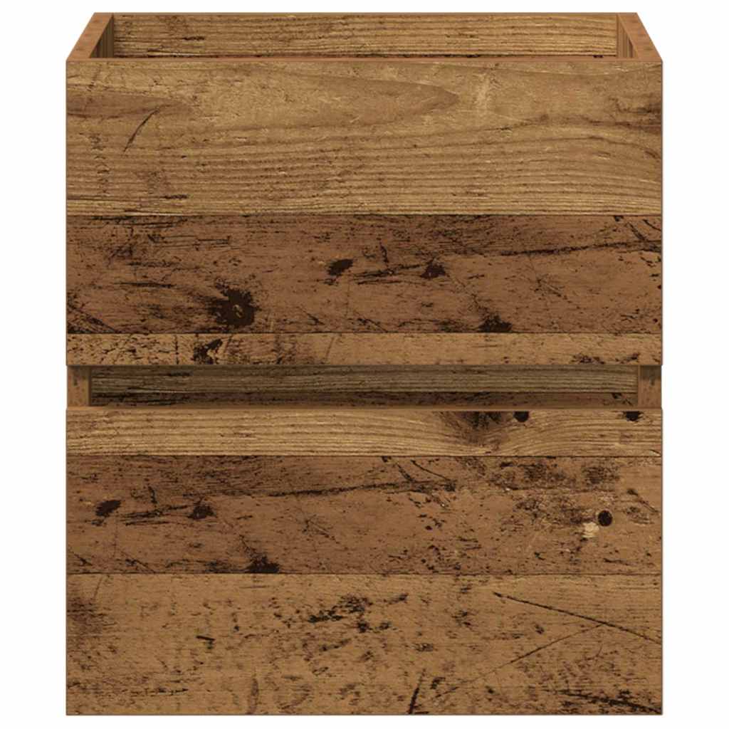 Sink Cabinet Old Wood 41x38.5x45 cm Engineered Wood
