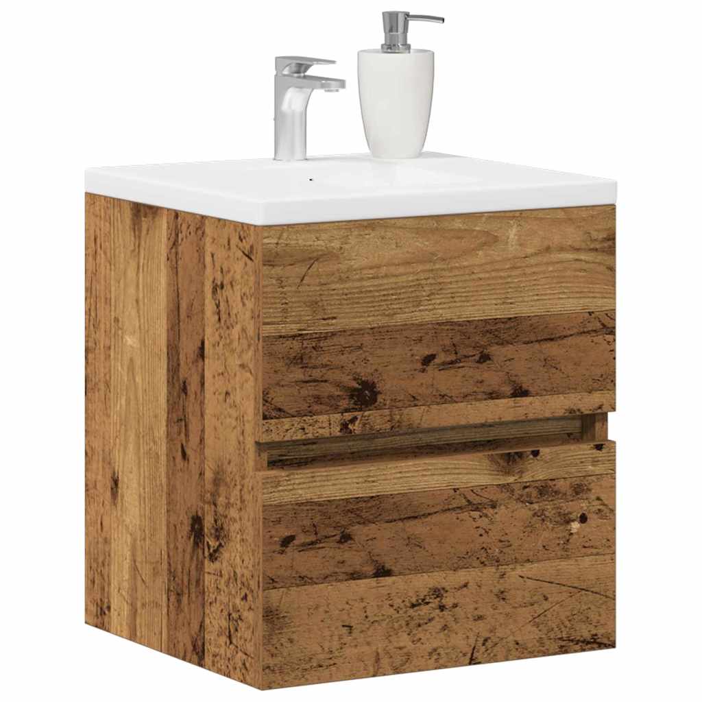 Sink Cabinet Old Wood 41x38.5x45 cm Engineered Wood
