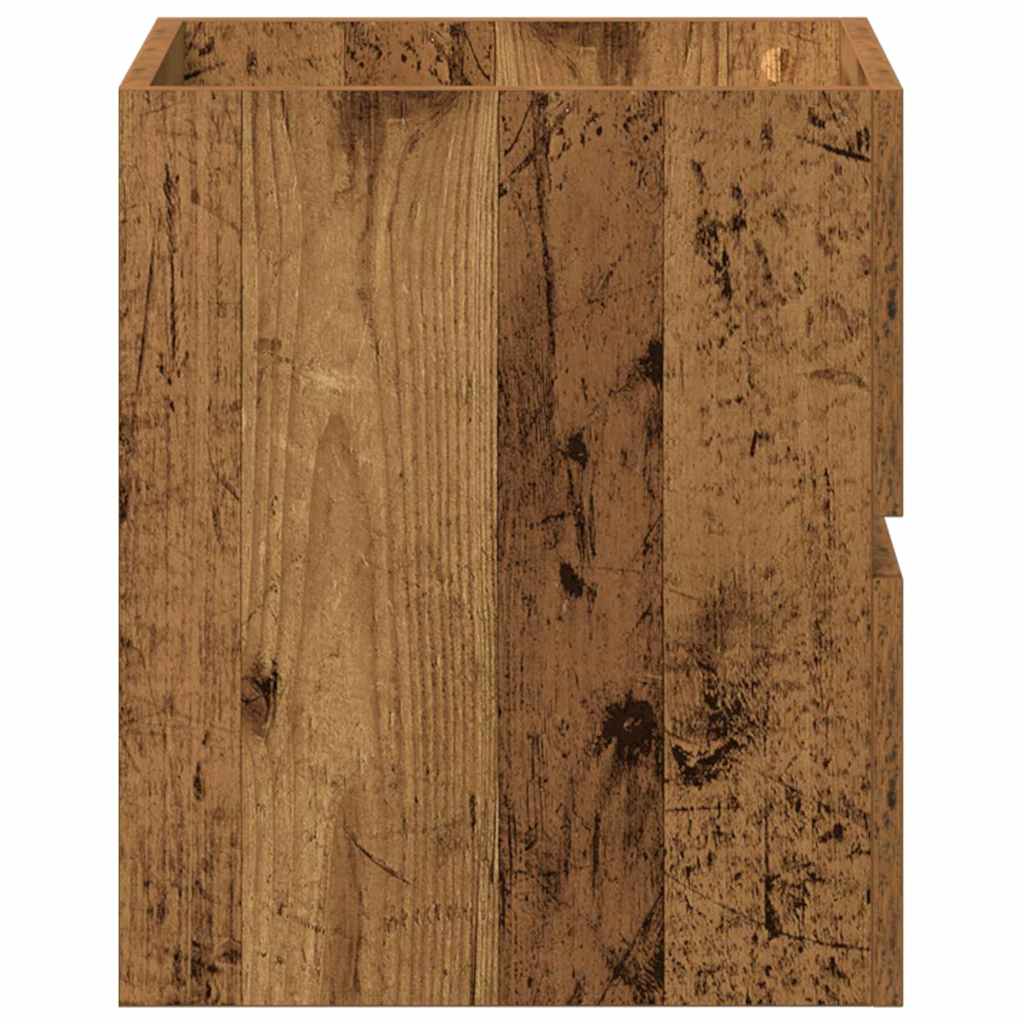Sink Cabinet Old Wood 41x38.5x45 cm Engineered Wood