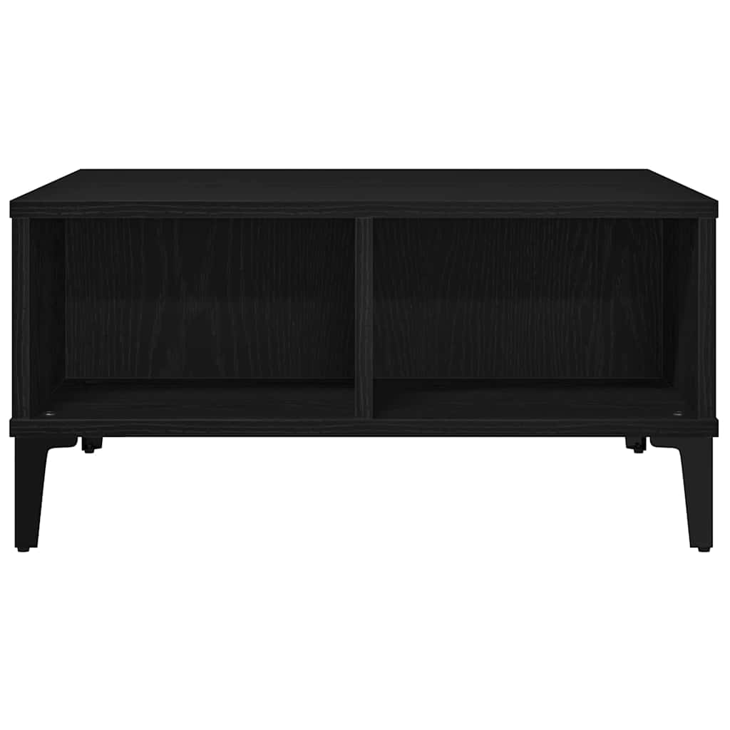 Coffee Table Black oak 60 x 60 x 30 cm Engineered wood