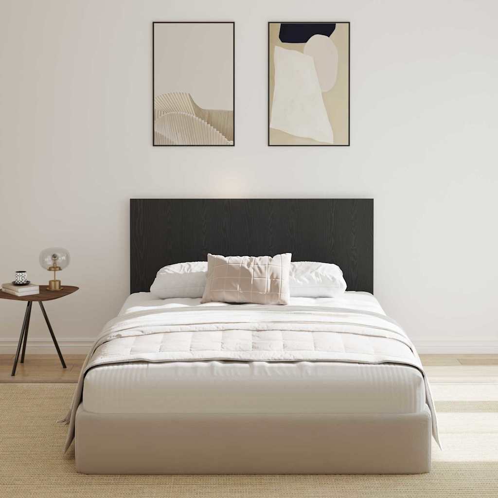 Headboard Black oak 160 x 1,5 x 80 cm Engineered wood
