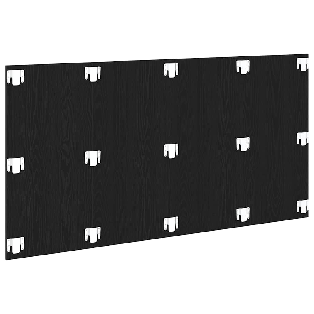 Headboard Black oak 160 x 1,5 x 80 cm Engineered wood