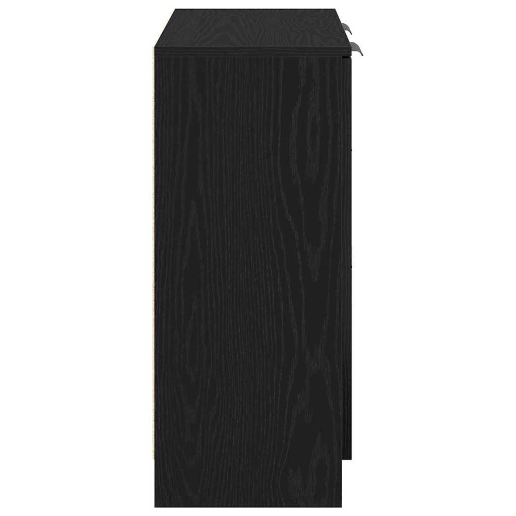 Sideboard with Drawer Black 60 x 30 x 70 cm Engineered wood