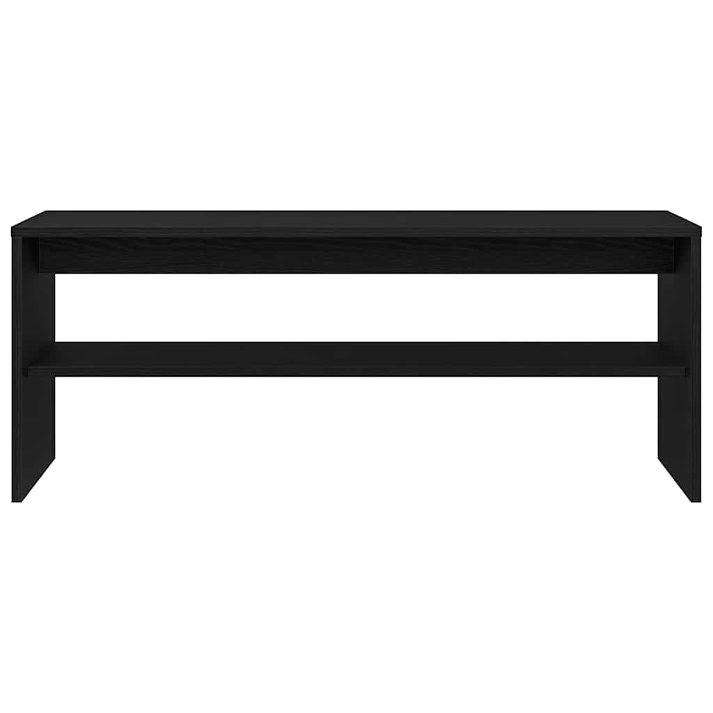 TV Cabinet Black Oak 100x40x40 cm Engineered Wood